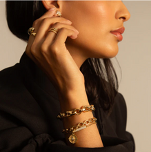 Load image into Gallery viewer, "AUDREY" LINK CHARM BRACELET