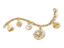 Load image into Gallery viewer, "AUDREY" LINK CHARM BRACELET