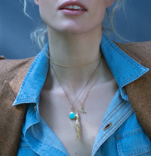 Load image into Gallery viewer, Turquoise Cushion Locket