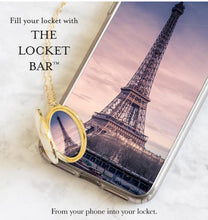 Load image into Gallery viewer, SLIM OVAL "EVE" GOLD LOCKET NECKLACE