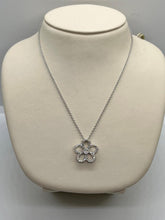 Load image into Gallery viewer, Diamond Flower Necklace