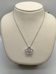 Diamond Flower Necklace