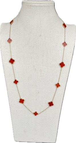 Clover 12 Station Necklace