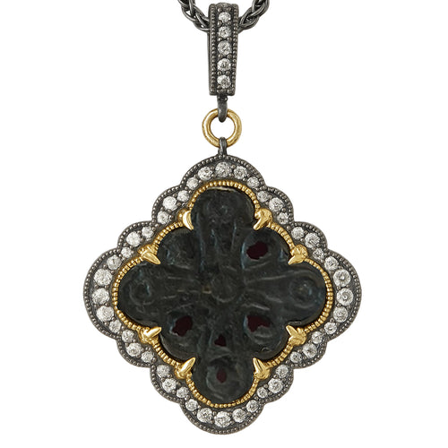 Medieval Cross Artifact Pendant