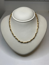 Load image into Gallery viewer, Gold Beaded Necklace, 16”