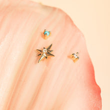 Load image into Gallery viewer, 14K Yellow 2 mm Round Earring