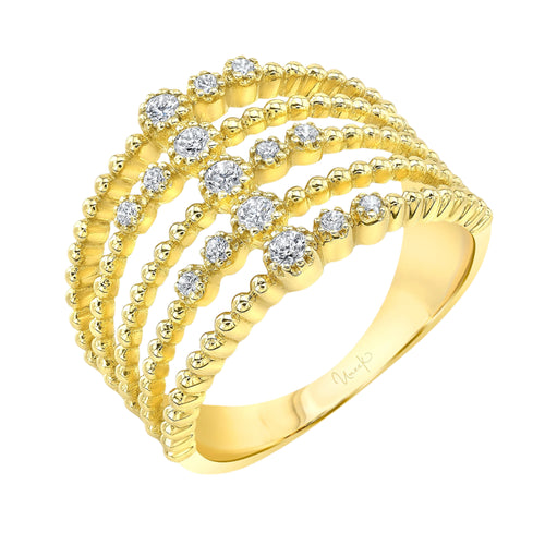 Beaded Cage Ring