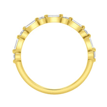 Load image into Gallery viewer, Baguette &amp; Round Diamond Band