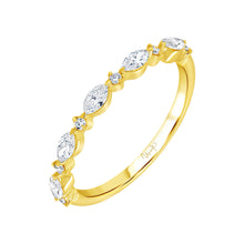 Load image into Gallery viewer, Marquise &amp; Round Diamond Band