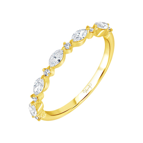 Marquise & Round Diamond Band
