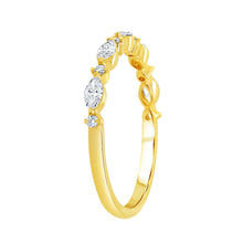 Load image into Gallery viewer, Marquise &amp; Round Diamond Band