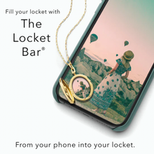 Load image into Gallery viewer, SLIM &quot;QUINN&quot; GOLD LOCKET NECKLACE