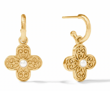 Load image into Gallery viewer, Corinth Hoop &amp; Charm Earring