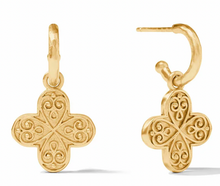 Load image into Gallery viewer, Corinth Hoop &amp; Charm Earring