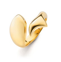 Load image into Gallery viewer, &quot;PERSEVERANCE&quot; FISH 18K GOLD RING