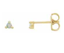 Load image into Gallery viewer, 14K Yellow 2 mm Round Earring
