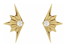 Load image into Gallery viewer, Diamond Starburst Earring