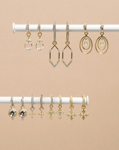 Tiny Guinevere Earring Charms