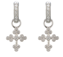 Load image into Gallery viewer, Tiny Provence Cross Charms