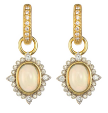 Load image into Gallery viewer, ETHIOPIAN OPAL AND DIAMOND CHARMS