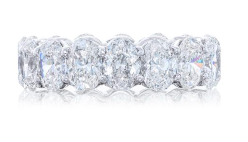 Oval Eternity Band