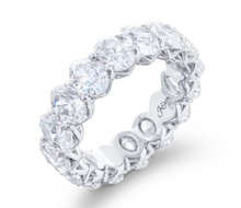 Load image into Gallery viewer, Oval Eternity Band