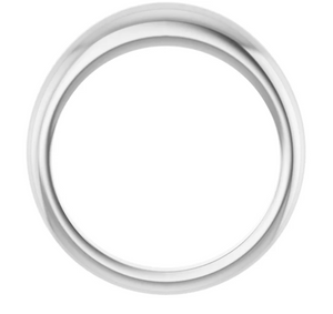 Sterling Silver 4 mm Petite Dome Ring