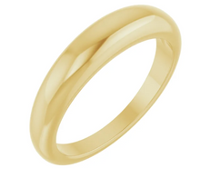 Load image into Gallery viewer, 14K Yellow 4 mm Petite Dome Ring