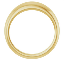 Load image into Gallery viewer, 14K Yellow 4 mm Petite Dome Ring