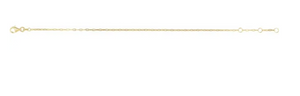 14K Yellow 1.25 mm Paperclip-Style 7" Bracelet