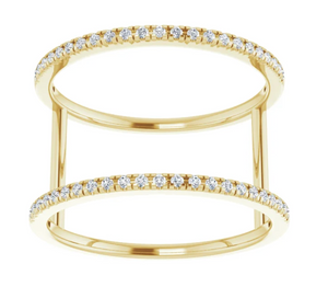 1/5 CTW Double Diamond Ring