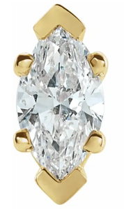 1/2 CTW Marquise Diamond Earring
