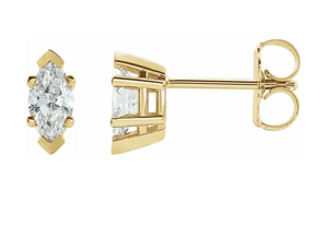 1/2 CTW Marquise Diamond Earring