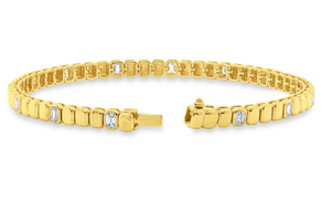 Uneek Alexandria Collection 1-Row Fashion Bracelet