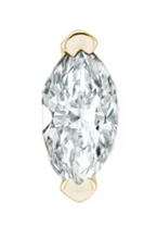 Load image into Gallery viewer, 2-Prong Marquise Earring