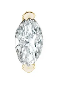 2-Prong Marquise Earring