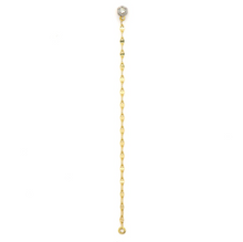 Load image into Gallery viewer, Petite Polygon Chain Earring