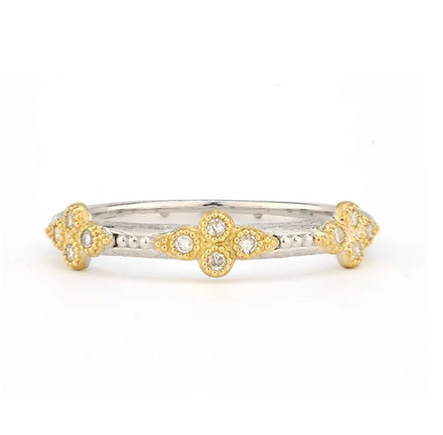 Mixed Metal Moroccan Quad Stacker Band