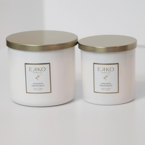 Japanese Grapefruit Double Wicked 9.5 oz Candle