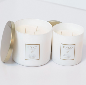 Japanese Grapefruit Double Wicked 9.5 oz Candle