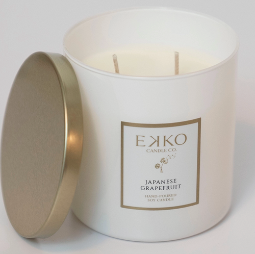 Japanese Grapefruit Double Wicked 9.5 oz Candle