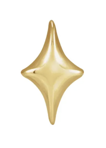 Puffy Star Stud Earring