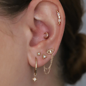 Aztec Petite North Star Single Stud