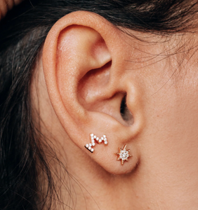 Aztec Zig Zag Single Stud