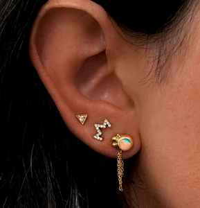 Aztec Zig Zag Single Stud