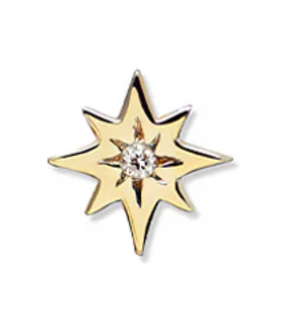 Jac+Jo Icon Starburst Single Stud