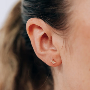 Jac+Jo Icon Starburst Single Stud