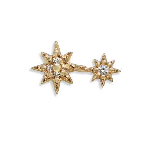 Aztec North Star Double Single Stud
