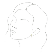Load image into Gallery viewer, Natural Peridot &amp; 1/4 CTW Natural Diamond Earring