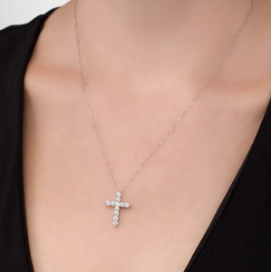 Diamond Cross Pendant